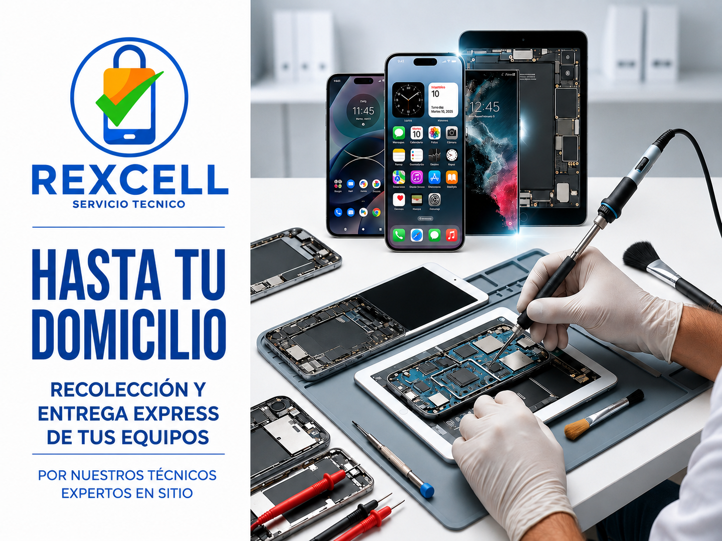 REXCELL — Hasta tu domicilio, recolección y entrega express